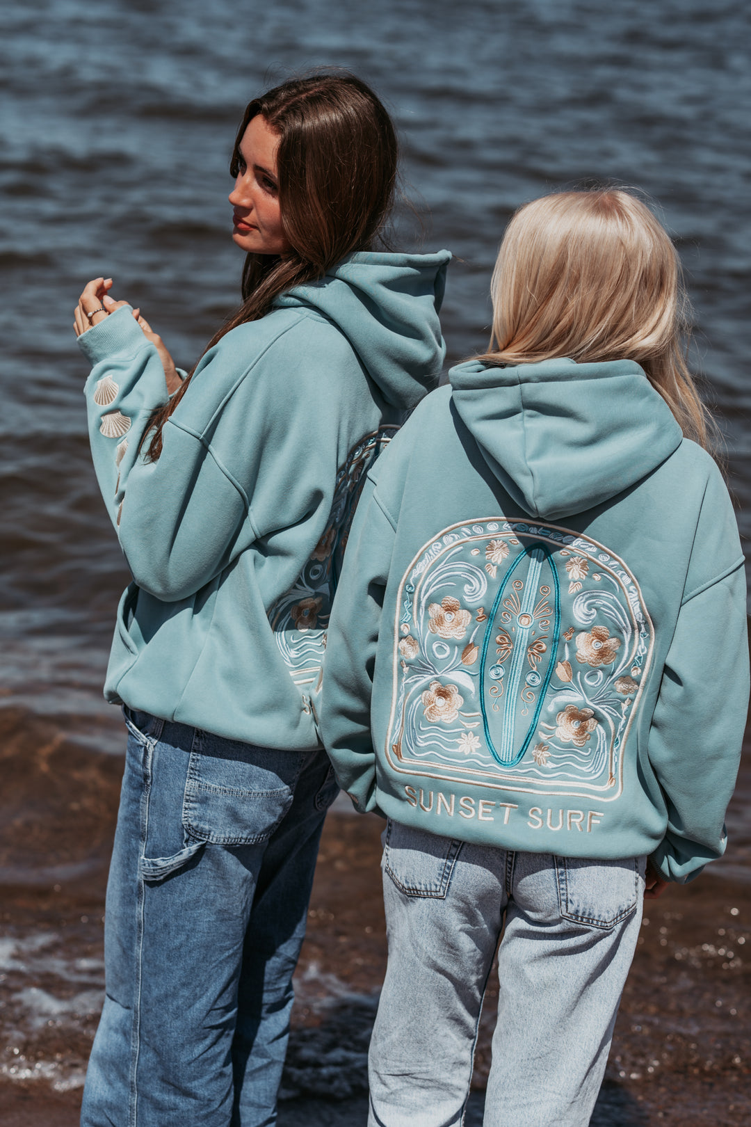 Slow Down Enjoy The Ride Embroidered Hoodie